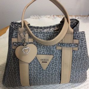 Guess brown & beige handbag